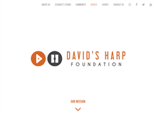 Tablet Screenshot of davidsharpfoundation.org